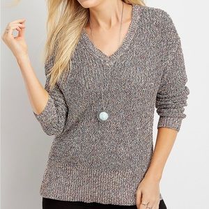 Maurices‎ Cable Knit Open Back Sweater